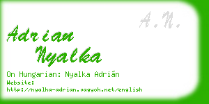 adrian nyalka business card
